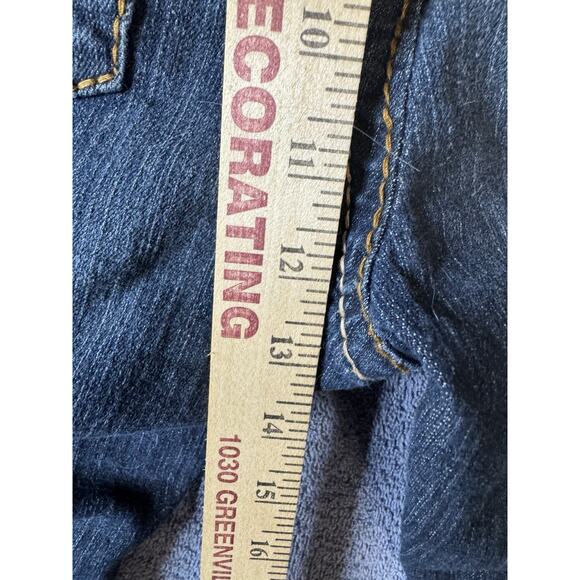 Women's Uknighted Jeans Heavy Stichting Wide Leg Boot Cut Flare Size 16 - Picture 7 of 7